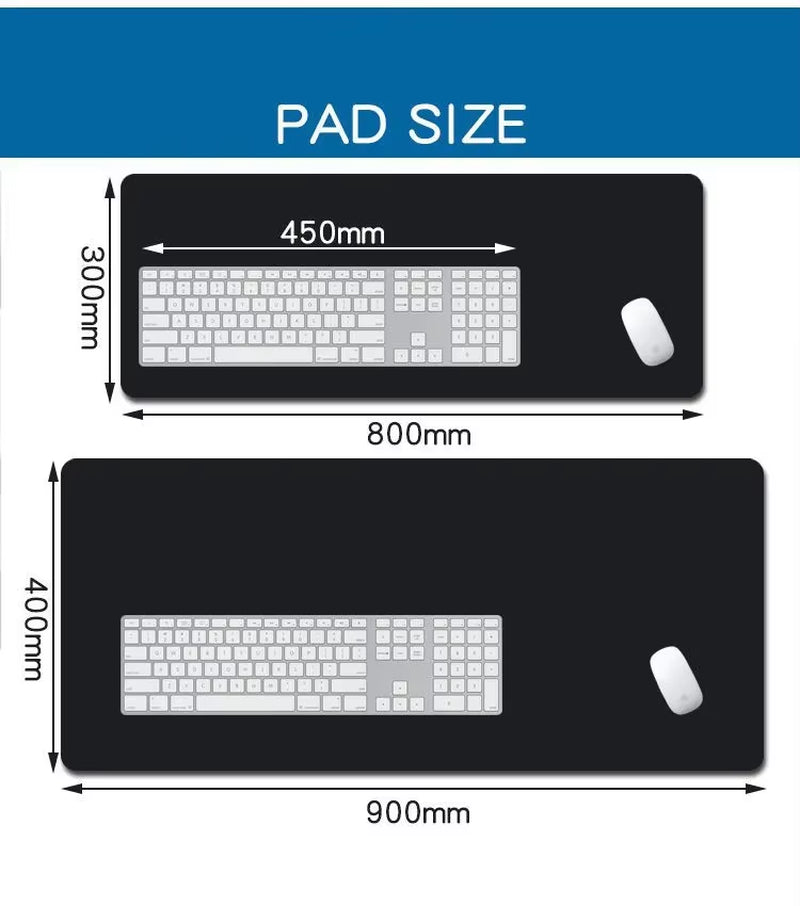 Gaming Mouse Pad Mousepad Gamer Desk Mat Large Keyboard Pad Xll Carpet Computer Table Surface for Accessories Xl Ped Mauspad