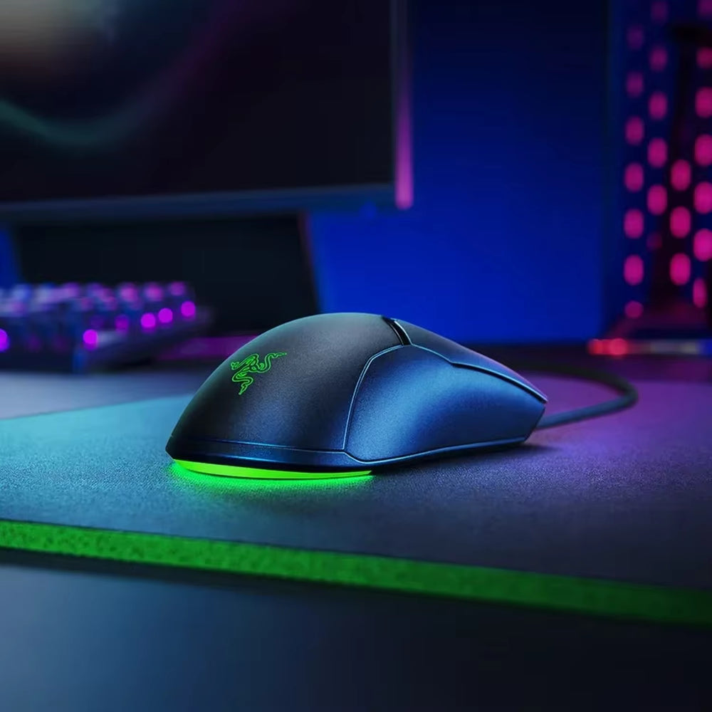Viper Mini Gaming Mouse - 8500 DPI Optical Sensor, Chroma RGB, Lightweight Wired Design with SPEEDFLEX Cable for Gamers