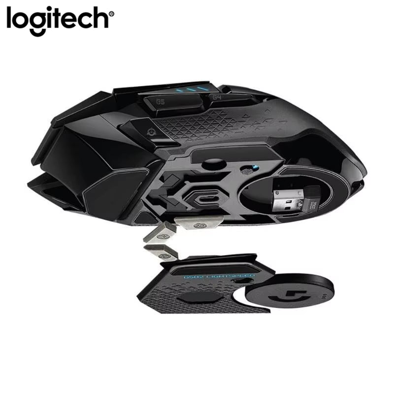 G502 HERO LIGHTSPEED Wired/Wireless Gaming Mouse with 2.4GHz Wireless Connectivity, HERO Sensor, 25600 DPI, and RGB Lighting for E-Sports Gamers