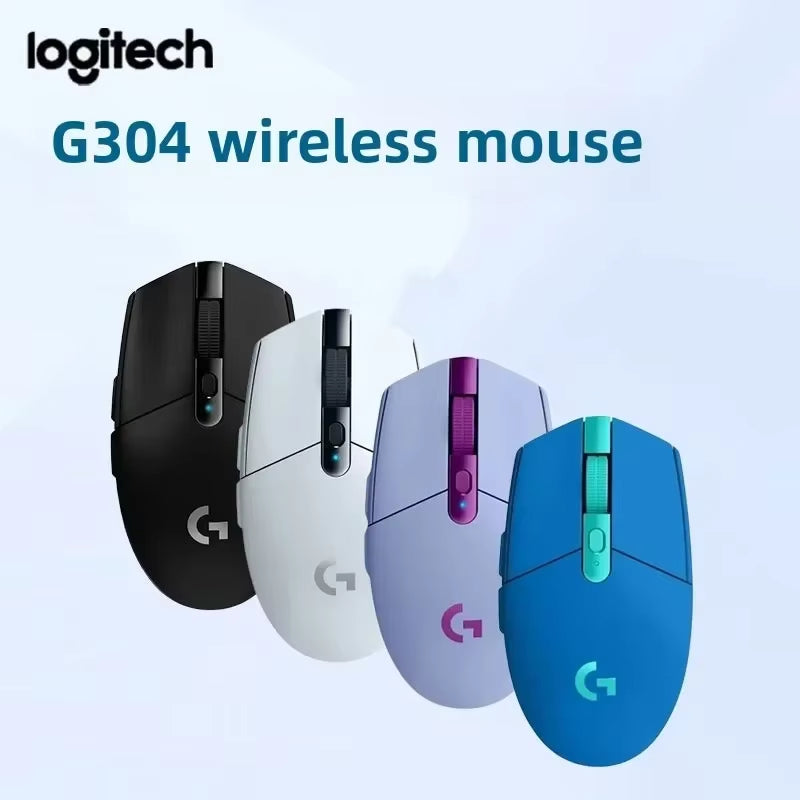 Original G304 Ligthspeed Wireless Gaming Mouse, Hero 12K Sensor, 12000DPI, 6 Programmable Buttons, Compatible PC Macos