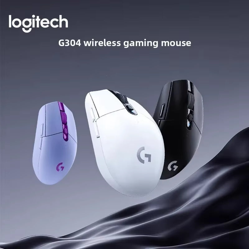 Original G304 Ligthspeed Wireless Gaming Mouse, Hero 12K Sensor, 12000DPI, 6 Programmable Buttons, Compatible PC Macos