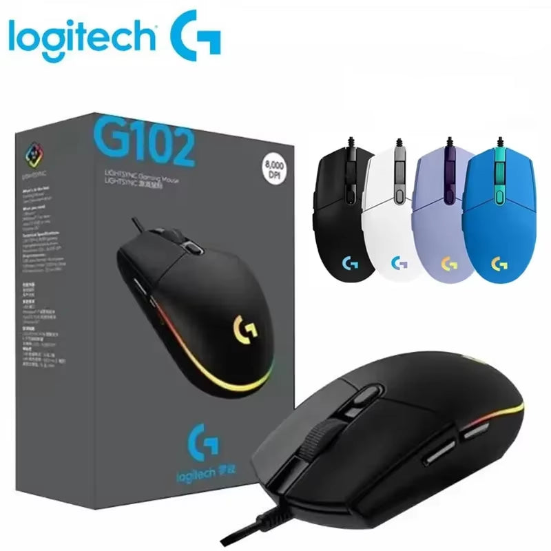 Logitech G102 Mouse USB Gaming Mouse 8000 DPI