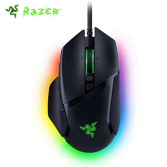 Basilisk V3 Ergonomic Gaming Mouse with Customizable Features, Chroma RGB Lighting, and 26K DPI Optical Sensor
