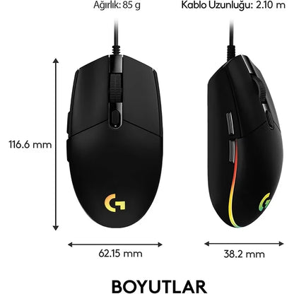 Logitech G102 Mouse USB  Gaming Mouse 8000 DPI 