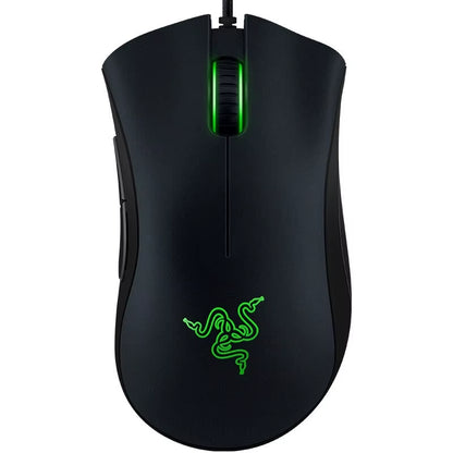 DeathAdder Essential Wired Gaming Mouse with 6400 DPI Optical Sensor and Five Programmable Buttons for PC and Laptop Gamers