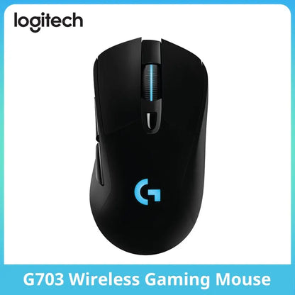 G703 Hero Wireless Gaming Mouse with RGB Backlighting and Custom Macros for Esports